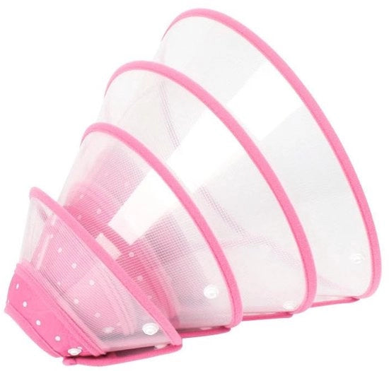 Collare per Animali - Colorazione Rosa - Collare per Cani/Collare per Gatti - Protezione contro l'Abuso - Regolabile con Cintura 20-26 cm - Leggerezza - Comfort di Portata - Collare per Animali