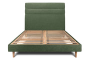 Letto 180x200 cm con testiera in linea - Tessuto Tela opaca