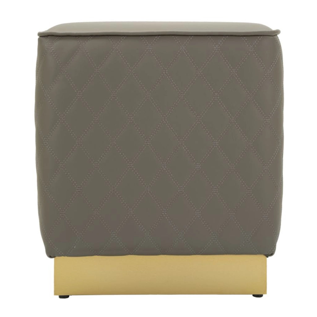 Pouf VKH352, Grigio, Legno, 38x38x38 cm