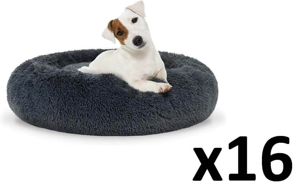Valora PLUSH BED M Cuccia per animali domestici grigio scuro peluche confortevole x16