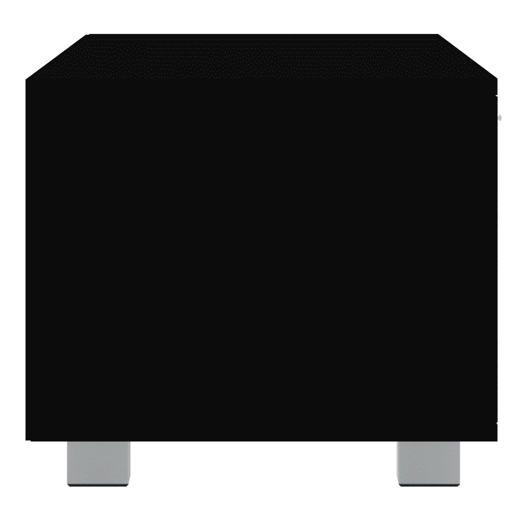 vidaXL Mobile Porta TV Nero 140x40,5x35 cm in Legno Multistrato