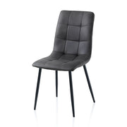 Set 4 Sedie LEA grigio