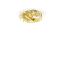 Plafoniera Moderna Flat Polilux ® New Gold 1 Luce E27 D60Cm