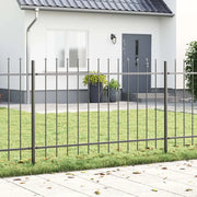 Recinzione per Giardino 8 pcs Grigio 13,6 x 1 m 3334150