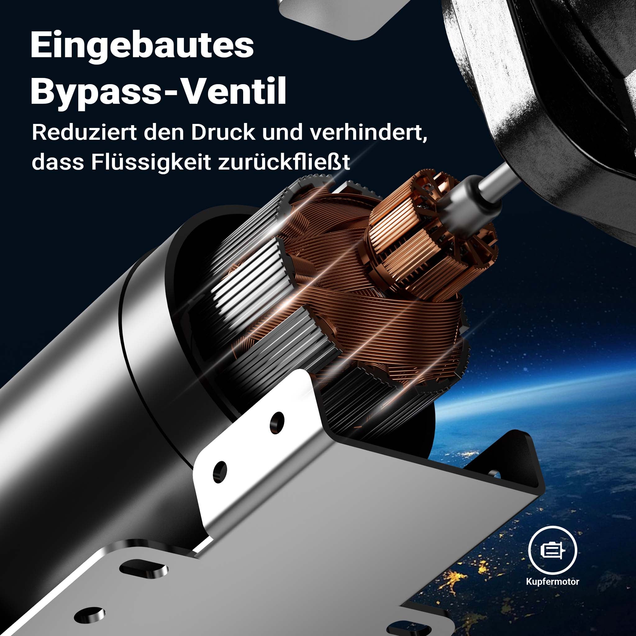 Pompa travaso carburante 12 V 180 W, Pompa travaso gasolio/benzina, 40 l/min, 4200 giri/min