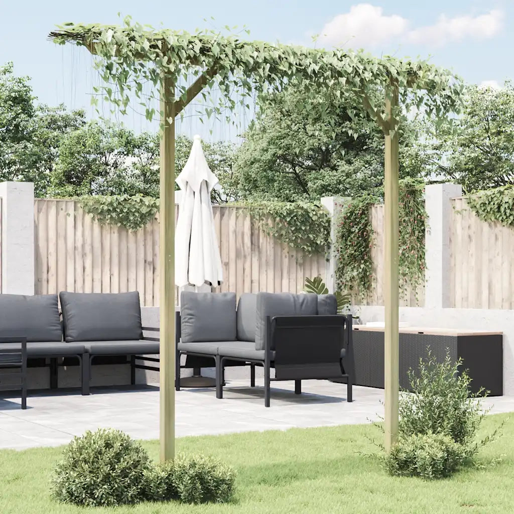 Pergolato da Giardino-Gazebo da giardino 205x40x203 cm in Legno