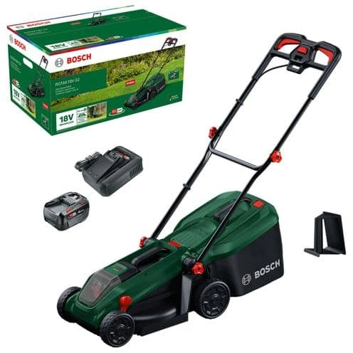 Bosch Rotak 18V-32 kit tagliaerba a batteria