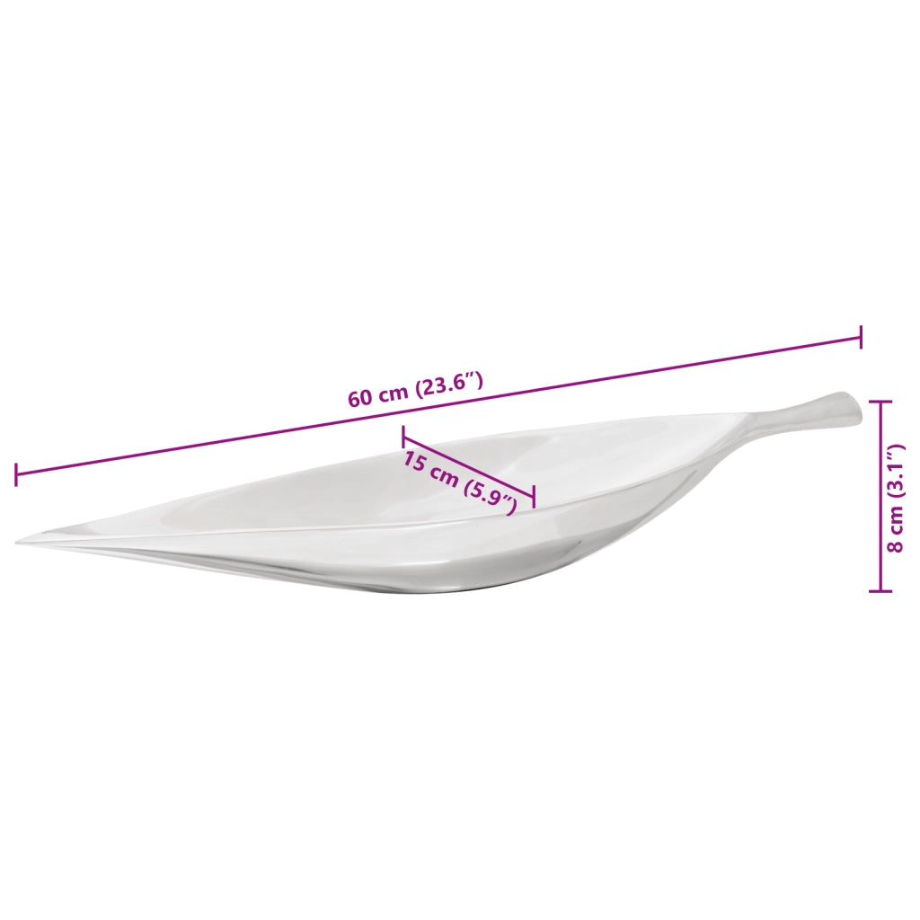 Cestino per frutta  Argento 60x15x8 cm Alluminio