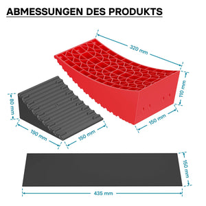 Cunei rotondi per camper con livella a bolla Livellatori per rimorchi