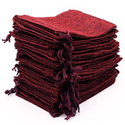 Zaketti di Juta 10 x 15 cm - Piccoli Sacchetti di Regalo - Riciclabili - Imitazione Juta Premium - 30 Pezzi - Ambientalmente Sostenibili