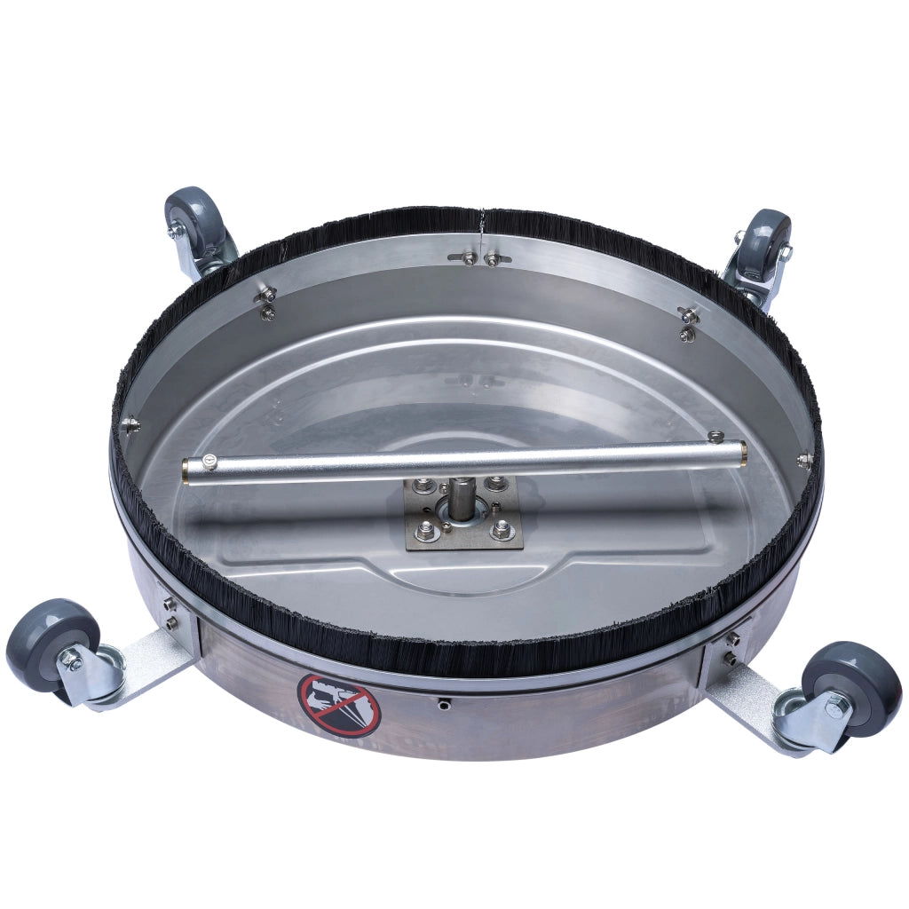 Spazzola Professionale T-Racer 20" – Acciaio Inox, 275 Bar | Ø 50 cm, Attacco Rapido 3/8" | Per Pulizia Superfici Ampie