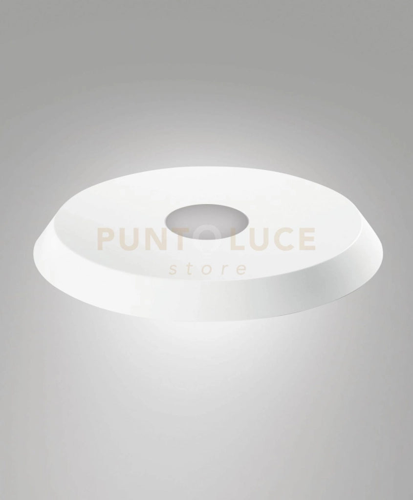 3805-56-102 DIFFUSORE/PARALUME IN METALLO BIANCO D.35CM H.3,5CM PER KIT LUCI LED 14W