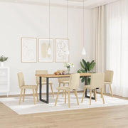 Sedie da Pranzo 6 pz Crema in Tessuto 3315632