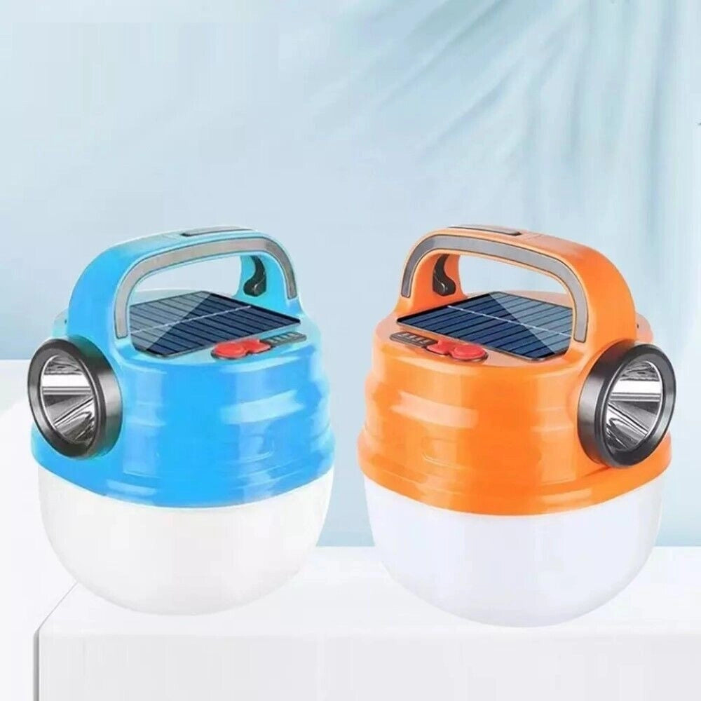 Trade Shop - Lampada Di Emergenza Pannello Solare Torcia Ricaricabile Lanterna 80w Hb-v80 -