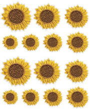 Pannelli di Zinnia - Pannelli in Tessuto - Per Abbigliamento e Accessori - Giallo - Stampa Opaca e Inseribile - Ideali per Decorazione Fai da Te - 14 Pezzi