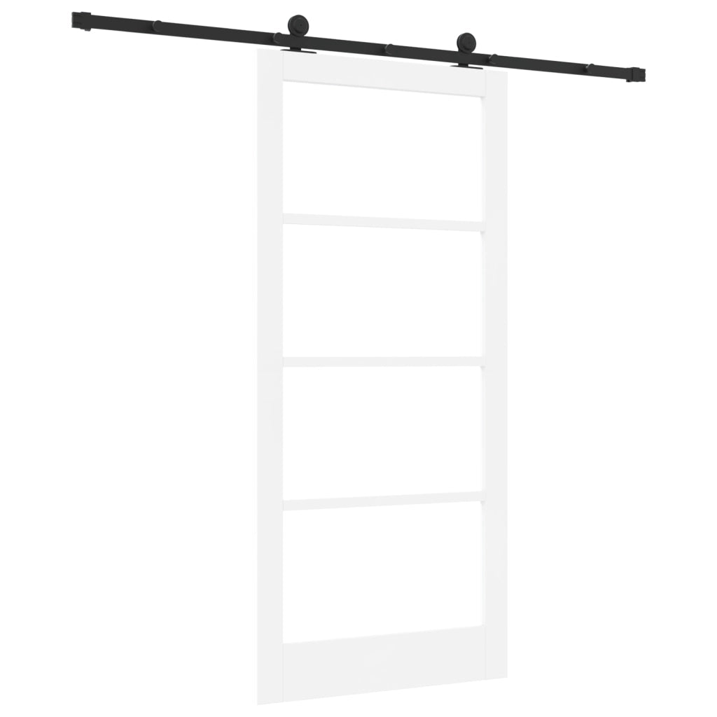 Porta scorrevole  con set hardware 'ORKDAL'Bianco 93x202 cm