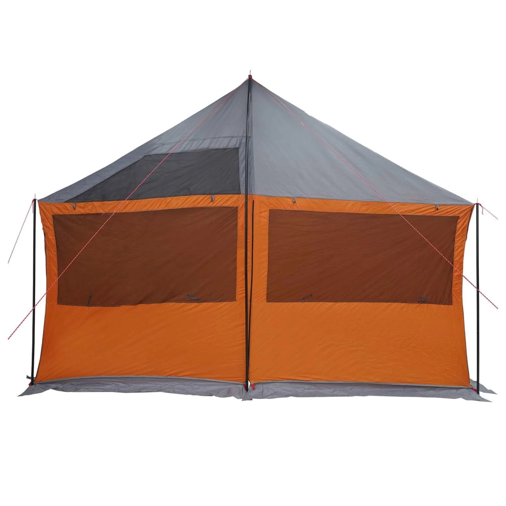 Tenda Familiare con tetto Grigio e arancione 450 x 400 x 265 cm 42028601
