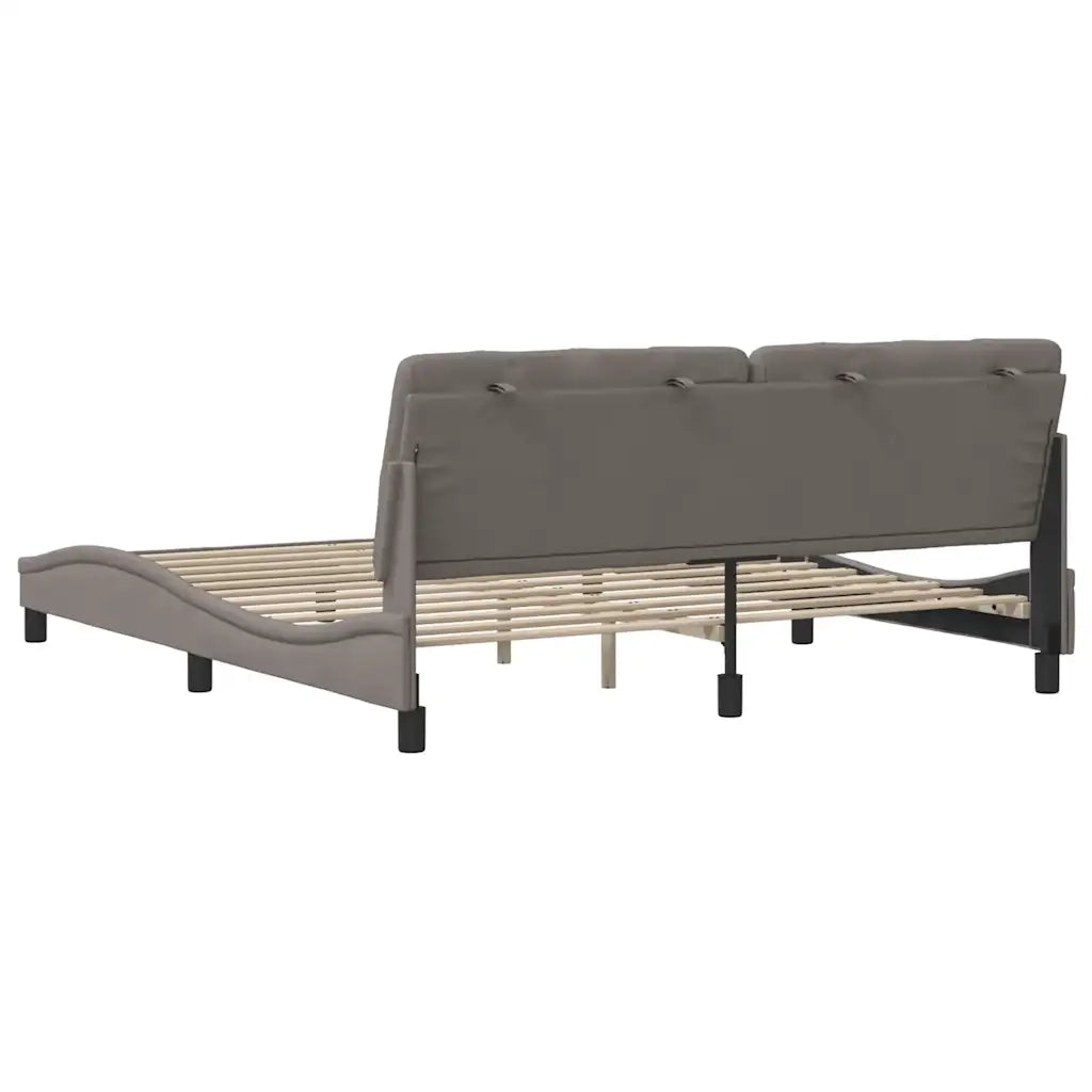 Giroletto senza Materasso Tortora 180x200 cm in Tessuto 3310619