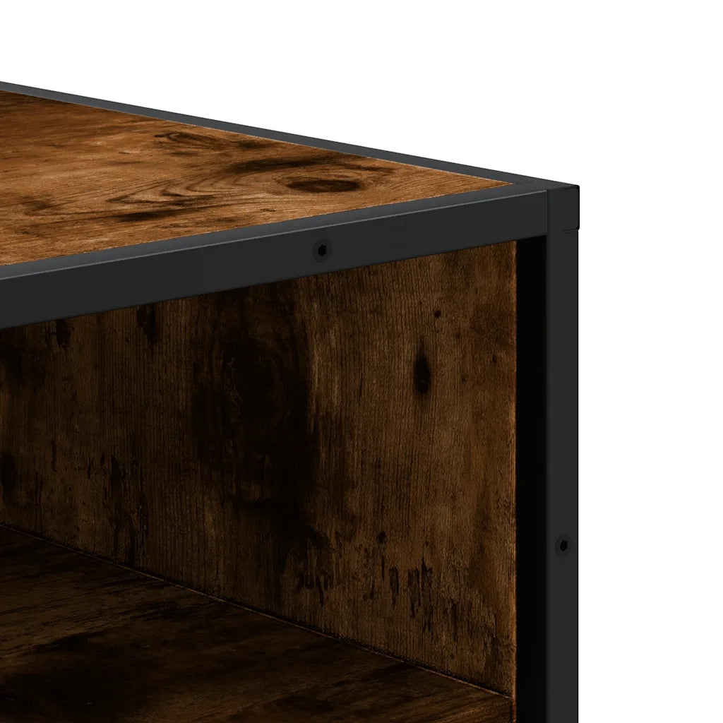 Scarpiera Rovere Fumo 48x38x97,5 cm in Legno Multistrato