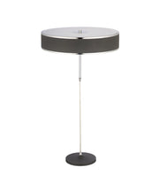 Lampada da tavolo moderna grafite tonda 2xE14 Jupiter