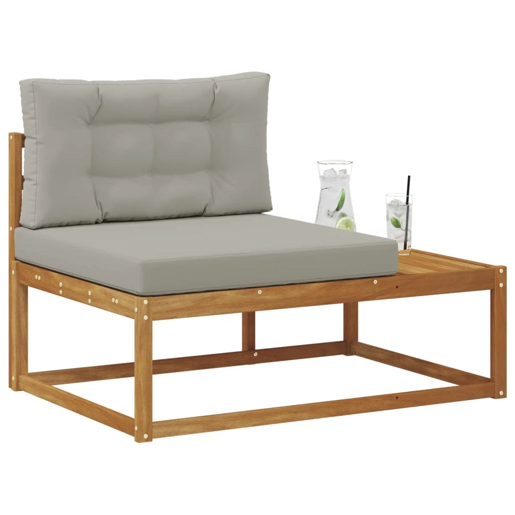 Divano da Giardino-Divano Esterno Finale con cuscino Naturale 115 x 83 x 73 cm 688461