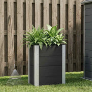 Letto rialzato da giardino Nero 50 x 30 x 72 cm 42039033