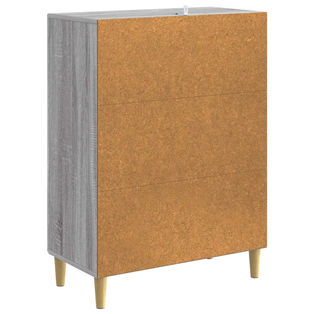 Credenza Sonoma grigio 66 x 34,5 x 90 cm Legno ingegnerizzato 895101