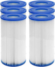 Filtro per pompa di piscina - Filtro di ricambio tipo A/C per filtro caricatura Best-way 58012 (6 pezzi)