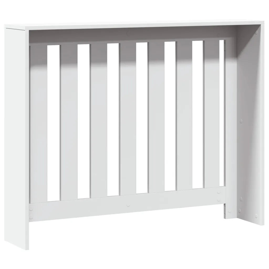 Copertura Termosifone Bianca 104x20x82 cm in Legno Multistrato 852735