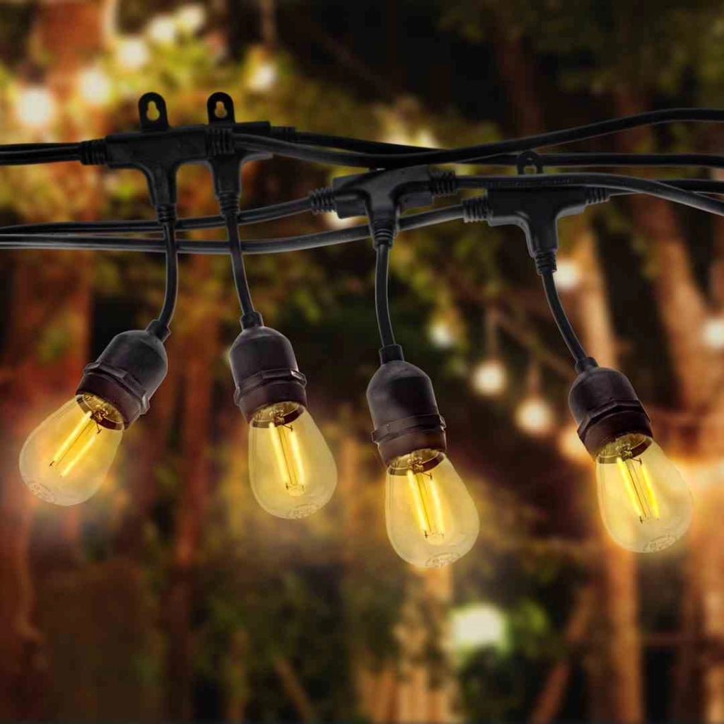 Girlanda LED da esterno Eko-Light 10m 10xE27 IP44 nera