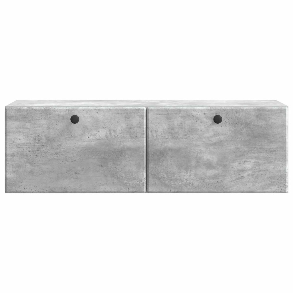 Mobile Porta TV da Muro 98 x 31 x 30 cm Grigio Cemento 899238