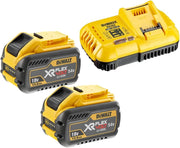 2 batterie Dewalt DCB548 de 18 V / 54 V XR Flexvolt 12.0 Ah + DCB118 Flev Volt caricabatterie