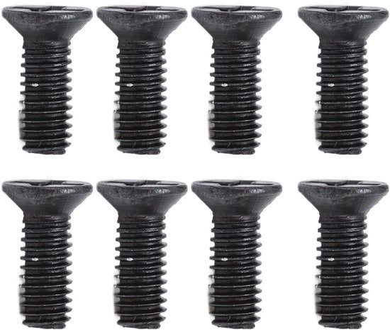 Set di viti zincolate 50 pezzi - M3 - nere galvanizzate - set di viti - viti a bottone - kit assortito - miglioramento dell'efficienza lavorativa