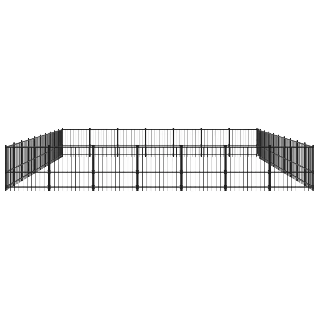 Gabbia per Cani da Esterno in Acciaio 65,86 m² 3124653