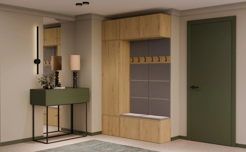 Guardaroba HAGA III/1sz2w rovere artisan + 2x appendiabiti