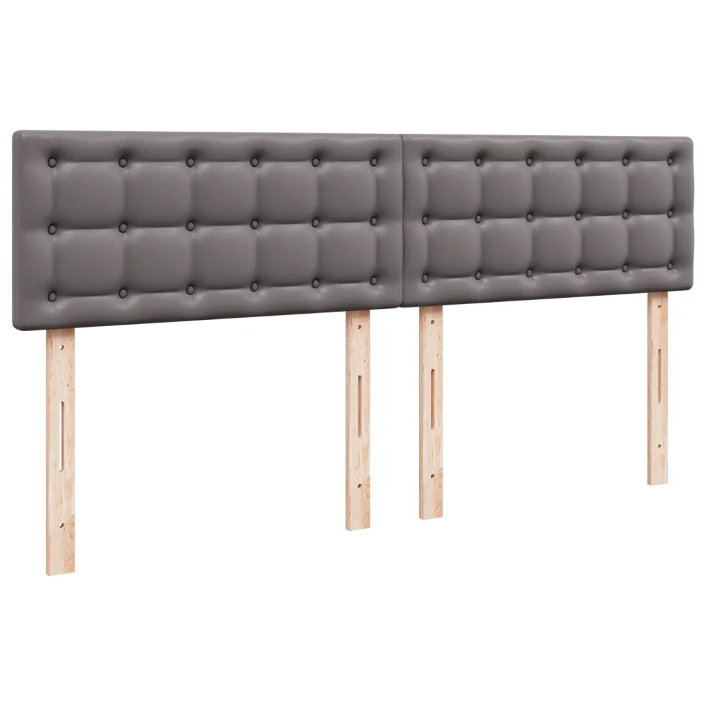 Giroletto a Molle con Materasso Grgio 200x200 cm in Similpelle 3288438