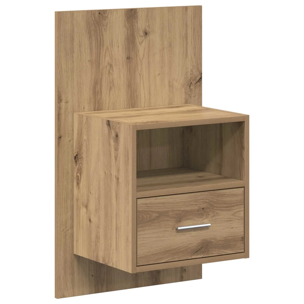 Testata con Comodino 3 pcs Rovere artigianale Legno multistrato 3415902