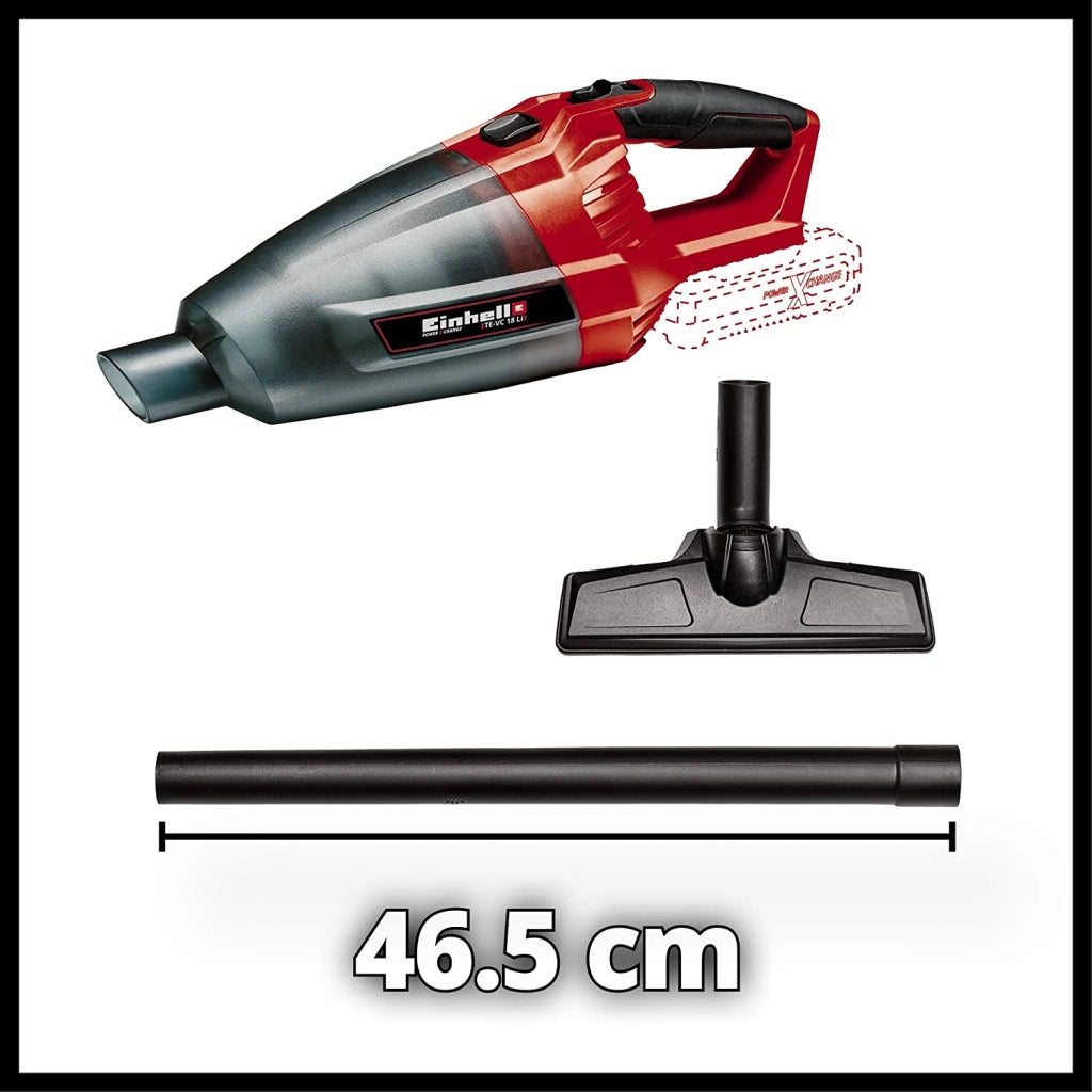 Aspirapolvere a Batteria Portatile Einhell TE-VC 18 Li-Solo Aspirabriciole Auto