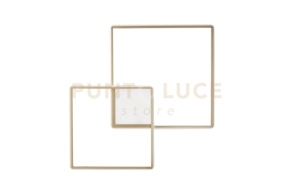PLAFONIERA DOWEL ORO LED 3000K 60W 3749LM 75CM DIMMERABILE