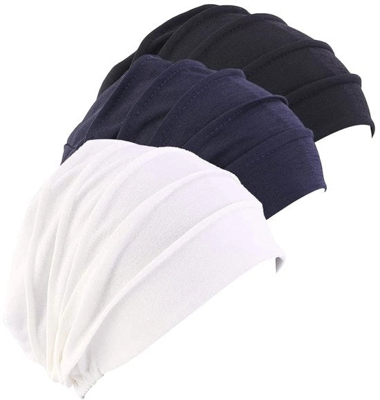 Benda Dama - Tulband - Sciarpa - Capo - Accessorio per Chemioterapia - Foulard - Materiale Polyester-Katoen misto - Cappuccio elastico