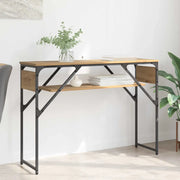 TavoloConsolle Rovere artigianale 105x30x75cm Legno multistrato