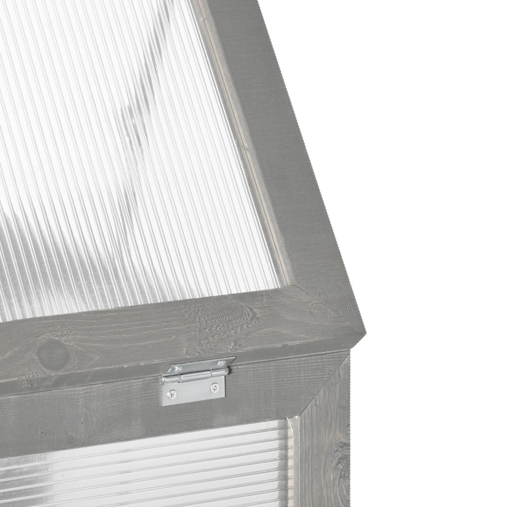 Serra da Giardino ¨C Zephmum ¨C Legno e Policarbonato Trasparente 58x44x78cm