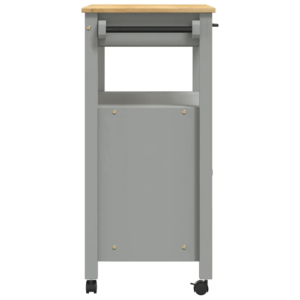 Carrello da Cucina MONZA 84x40x88,5 cm in Legno Massello di Pino CFW3472248