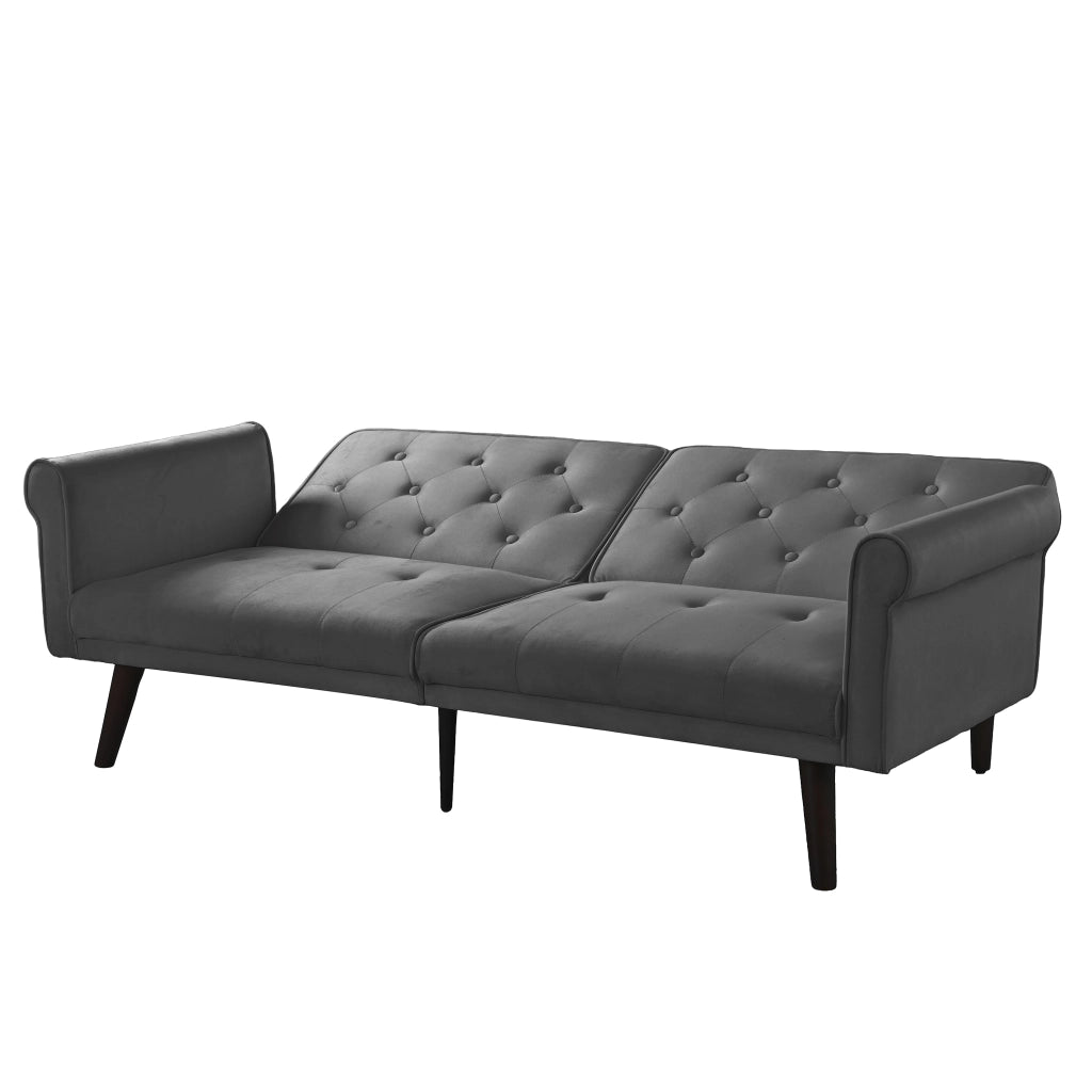 Divano Letto 2 in 1 Reclinabile ¨C MINIMAL ¨C Grigio, Multifunzionale