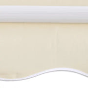 Tenda da Sole Pieghevole Motorizzata 600 cm Crema 276277