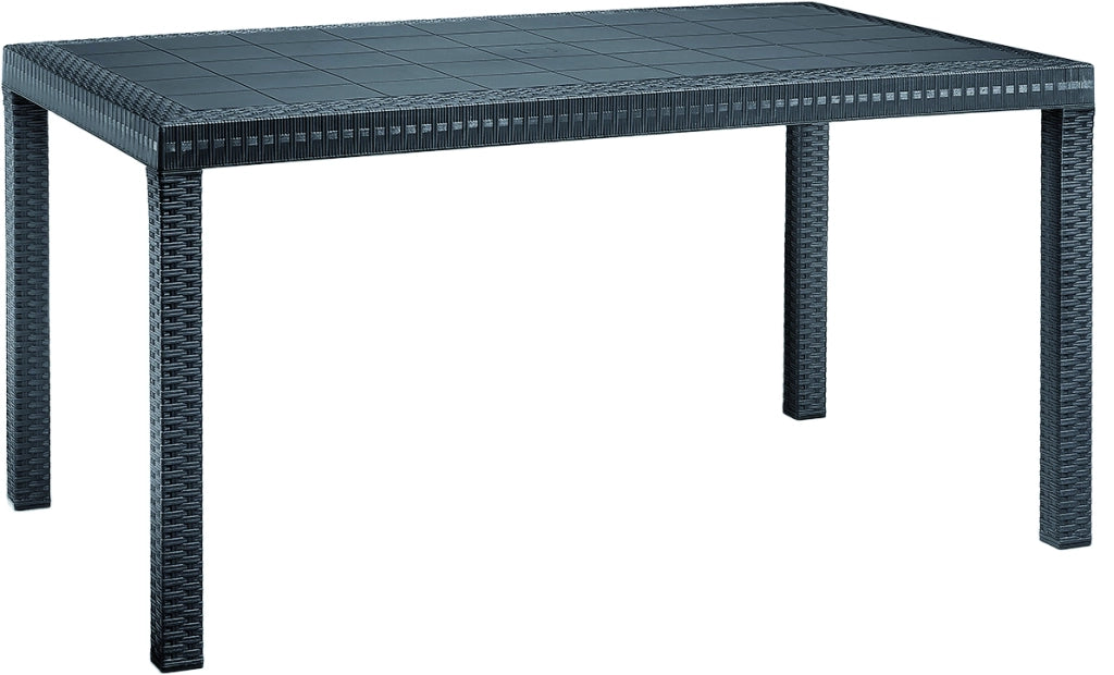 TAVOLO HOUSTON cm. 150x90x74 h col. Antracite