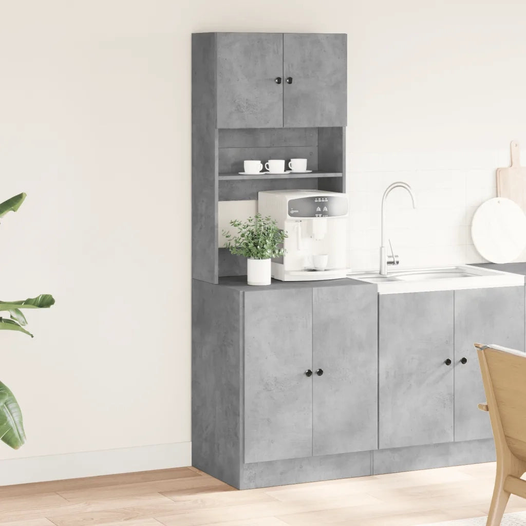 Mobile da Cucina Grigio 60x50x180 cm in Legno Multistrato 3276640