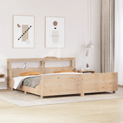 Letto senza Materasso-Struttura Letto 180x200 cm in Legno Massello di Pino 808740