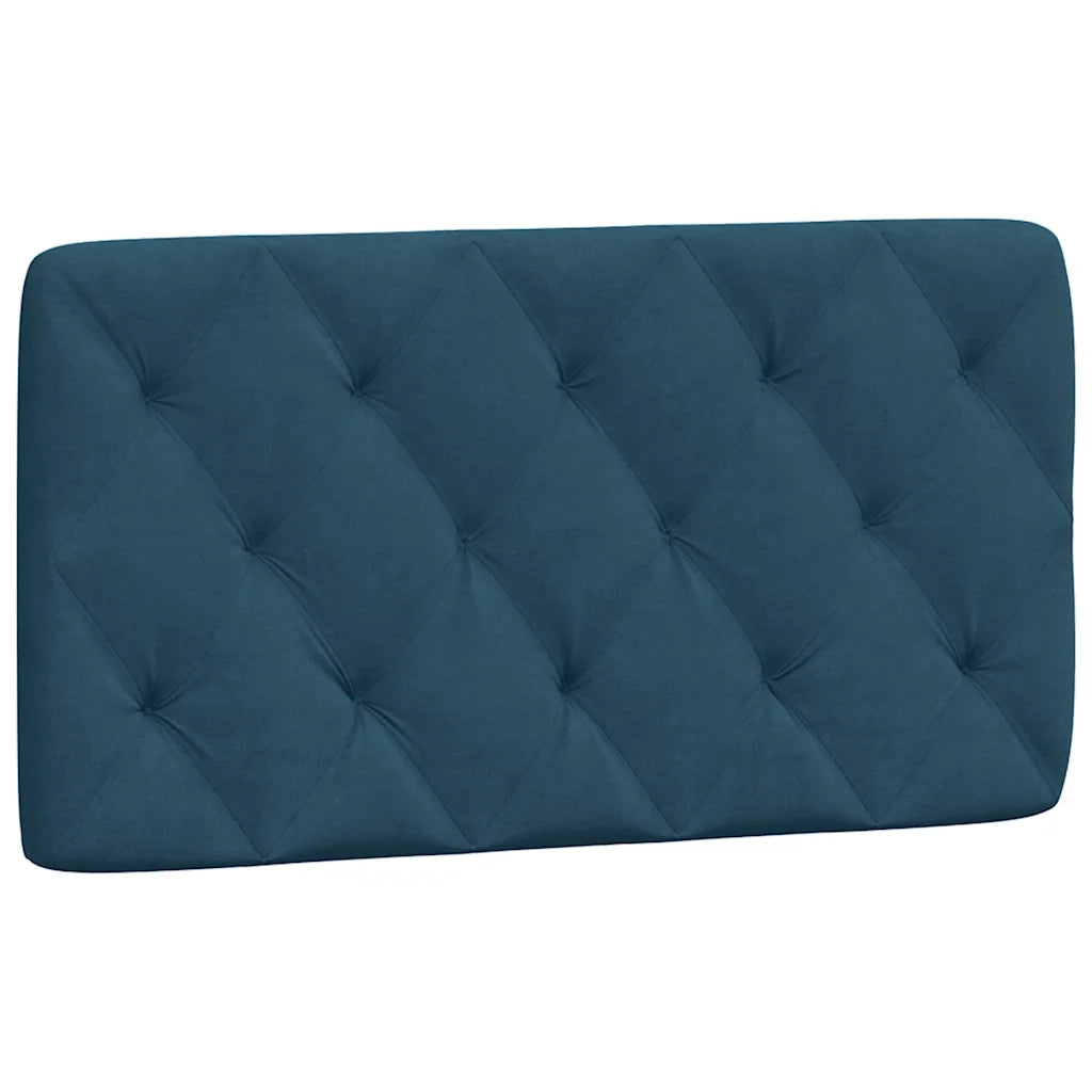 Giroletto senza Materasso-Struttura Letto Blu 100x200 cm in Velluto