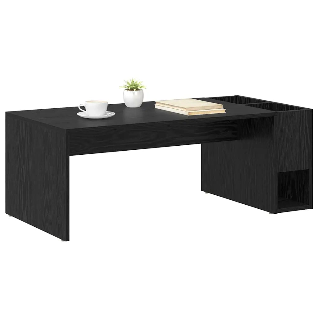 Tavolino da salotto Rovere Nero 101,5 x 50 x 37 cm 891193